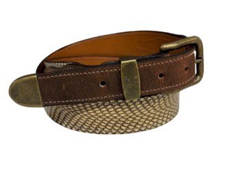 Cobra Leather Belt