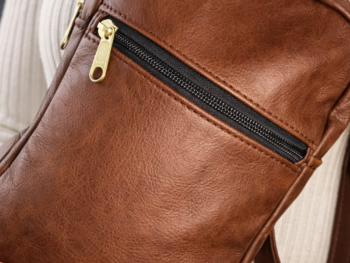 Brown Leather Crossbody