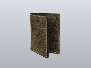 Elephant Antique Saddle Safari Leather Trifold