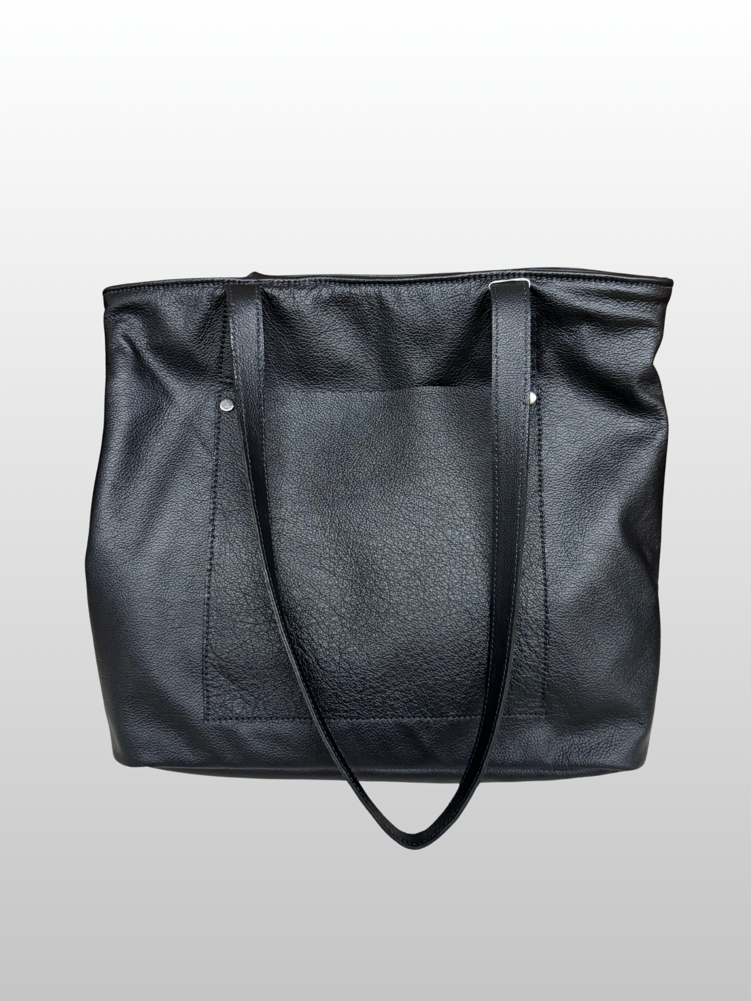 Black Leather Shoulder Bag