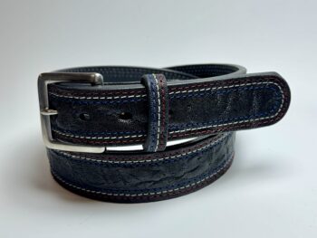 Patriot elephant leather belt
