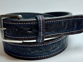 Patriot Elephant Leather Belt