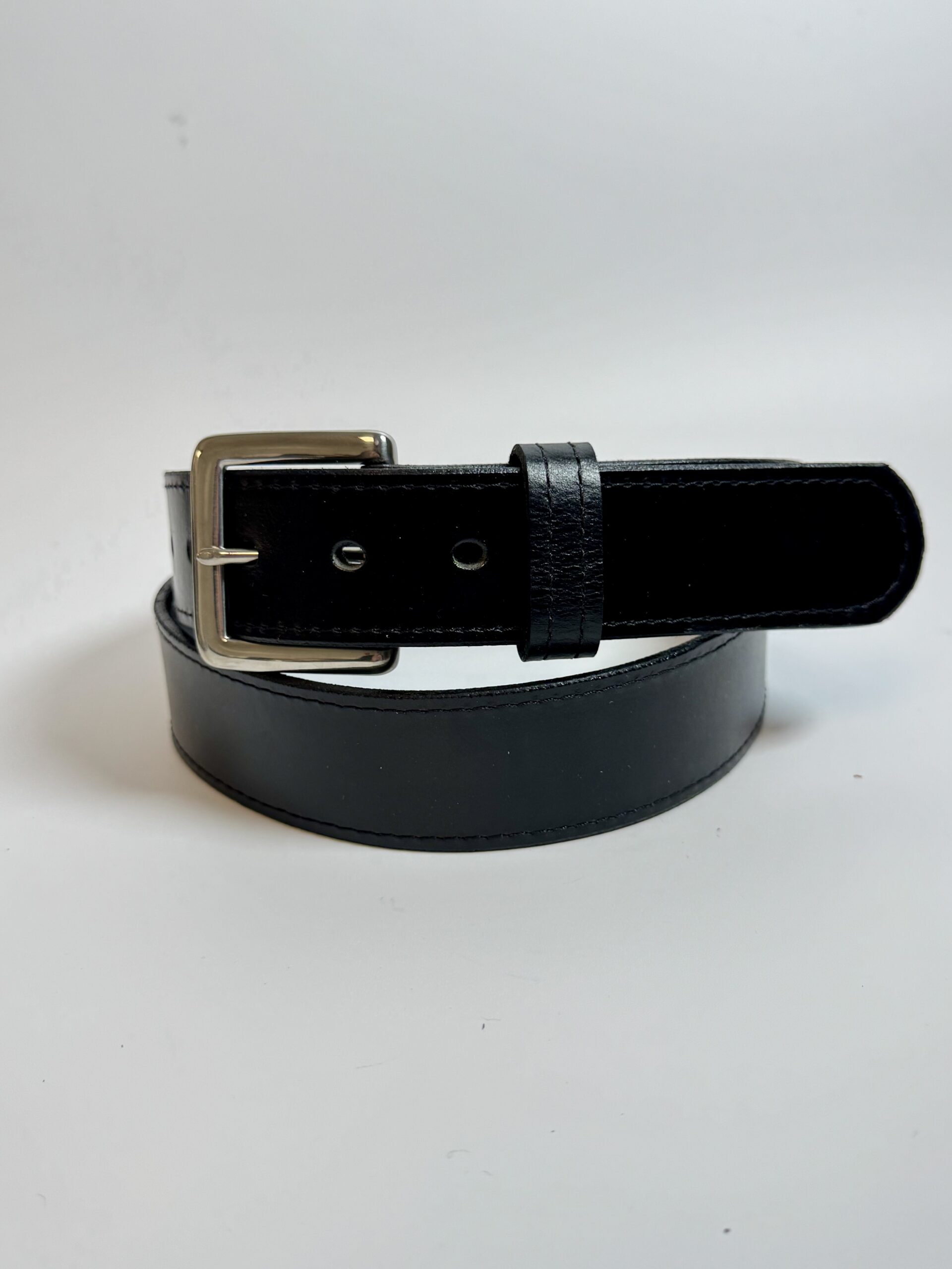 Referee/Umpire Black Leather Belt
