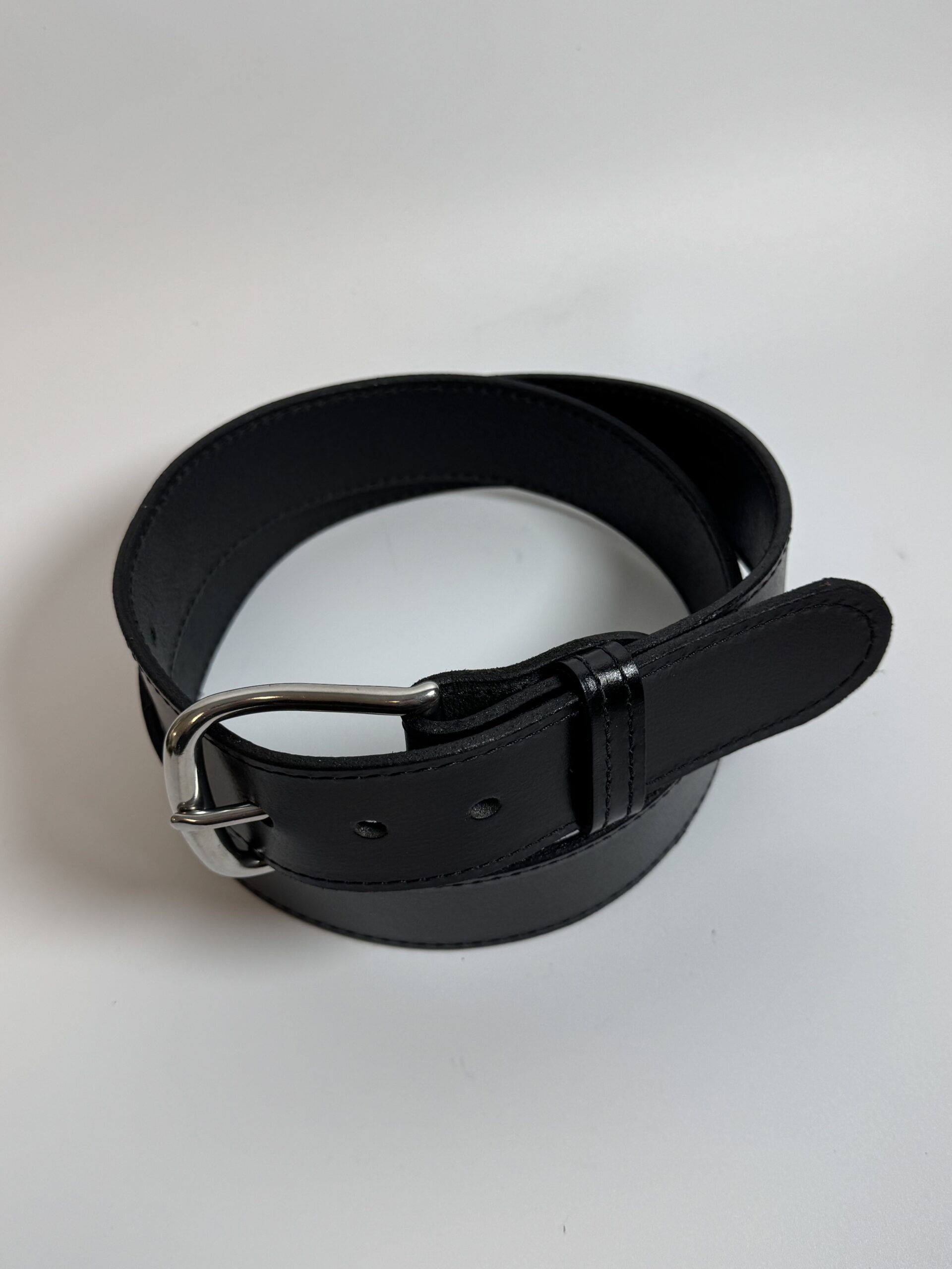 Referee/Umpire Black Leather Belt
