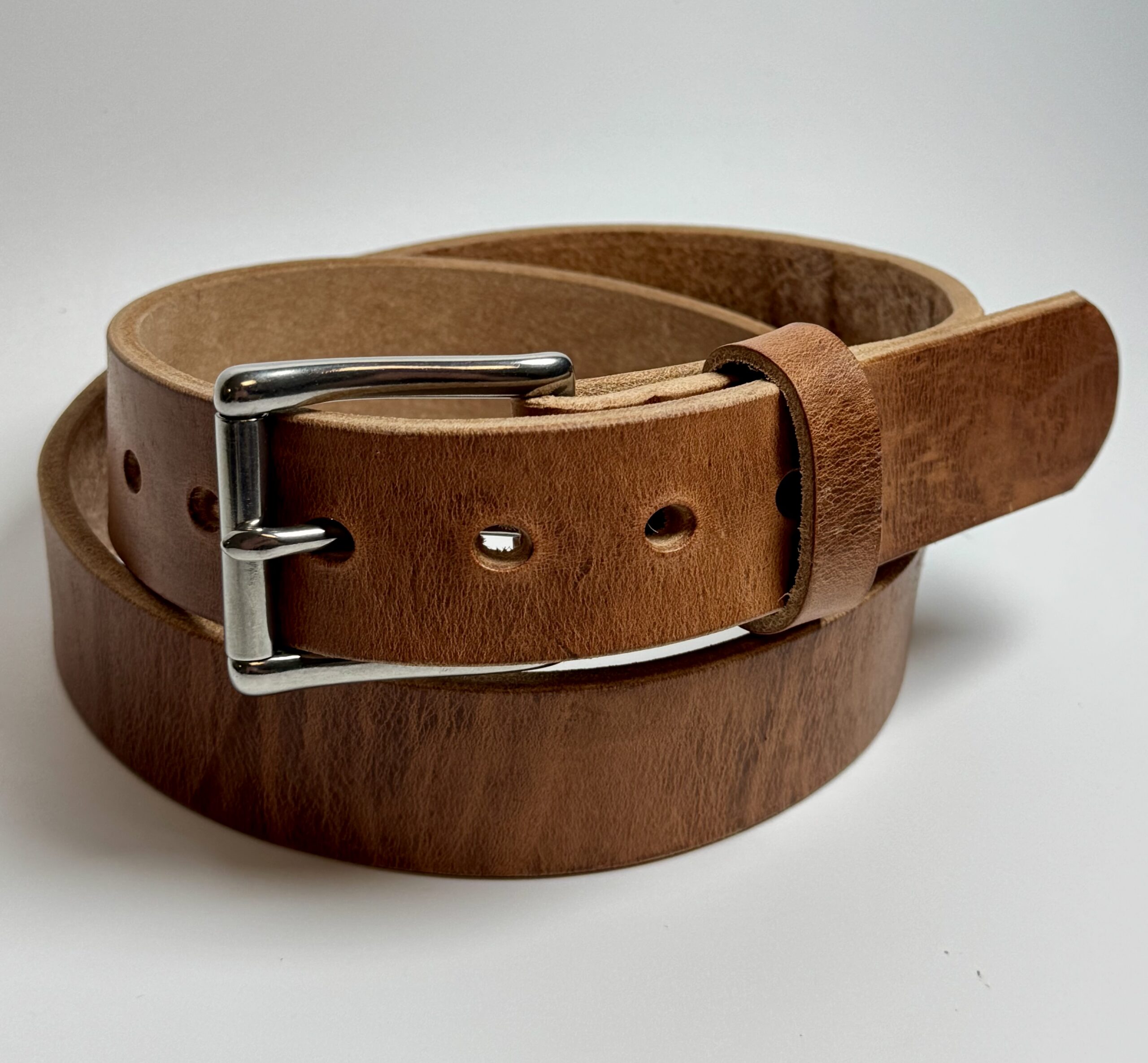 Old World Harness Leather Belt - Lifetime Warranty