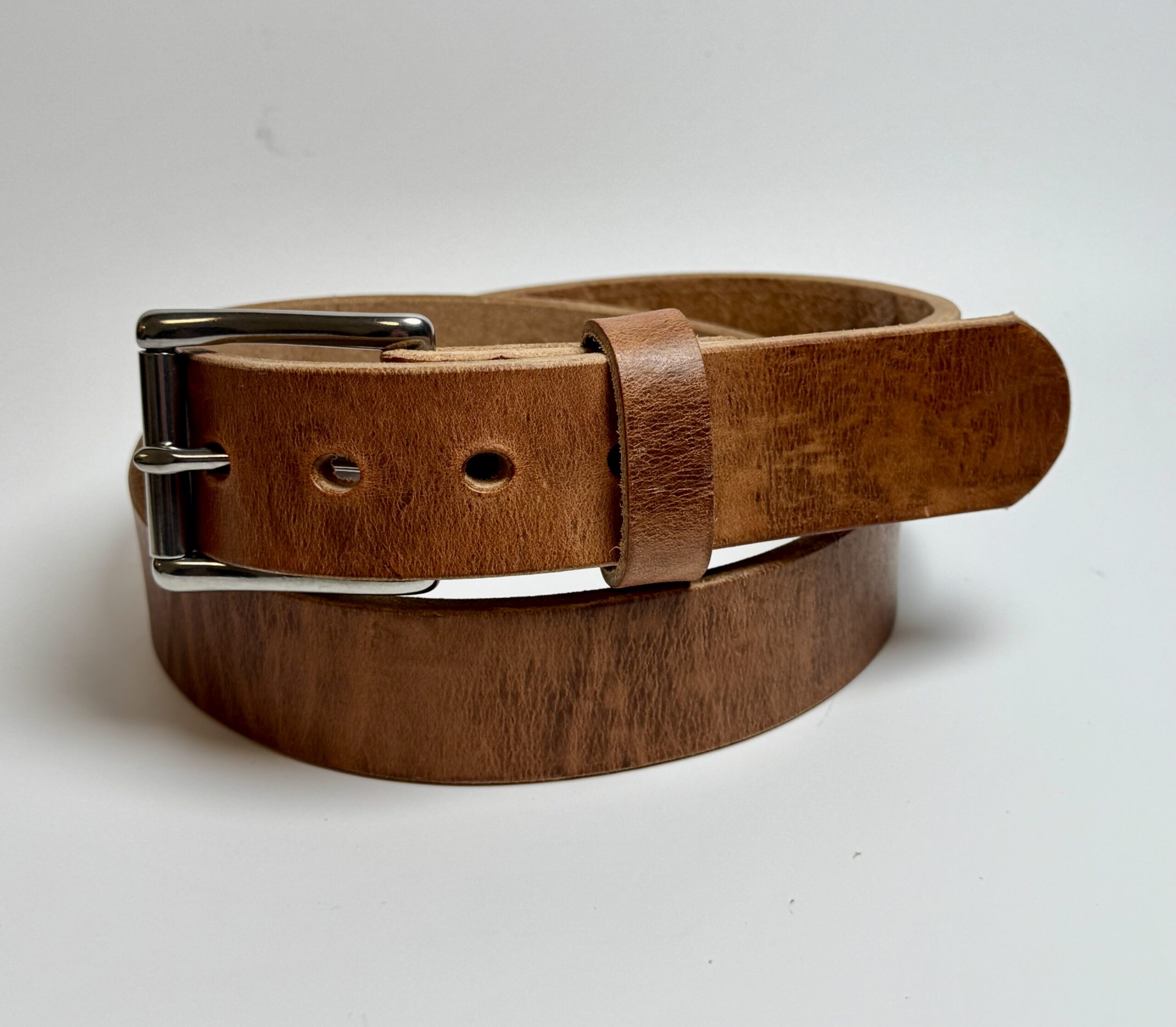 Old World Harness Leather Belt - Lifetime Warranty