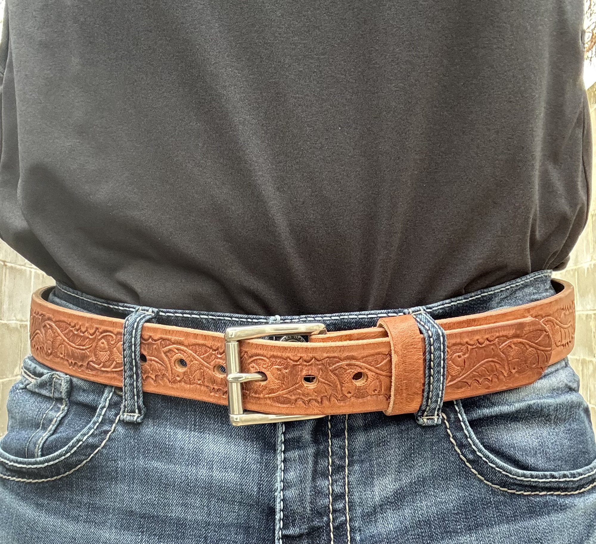 Old World Harness Leather Belt – Amish Made Heavy Duty Belt (Lifetime Warranty) - Image 9