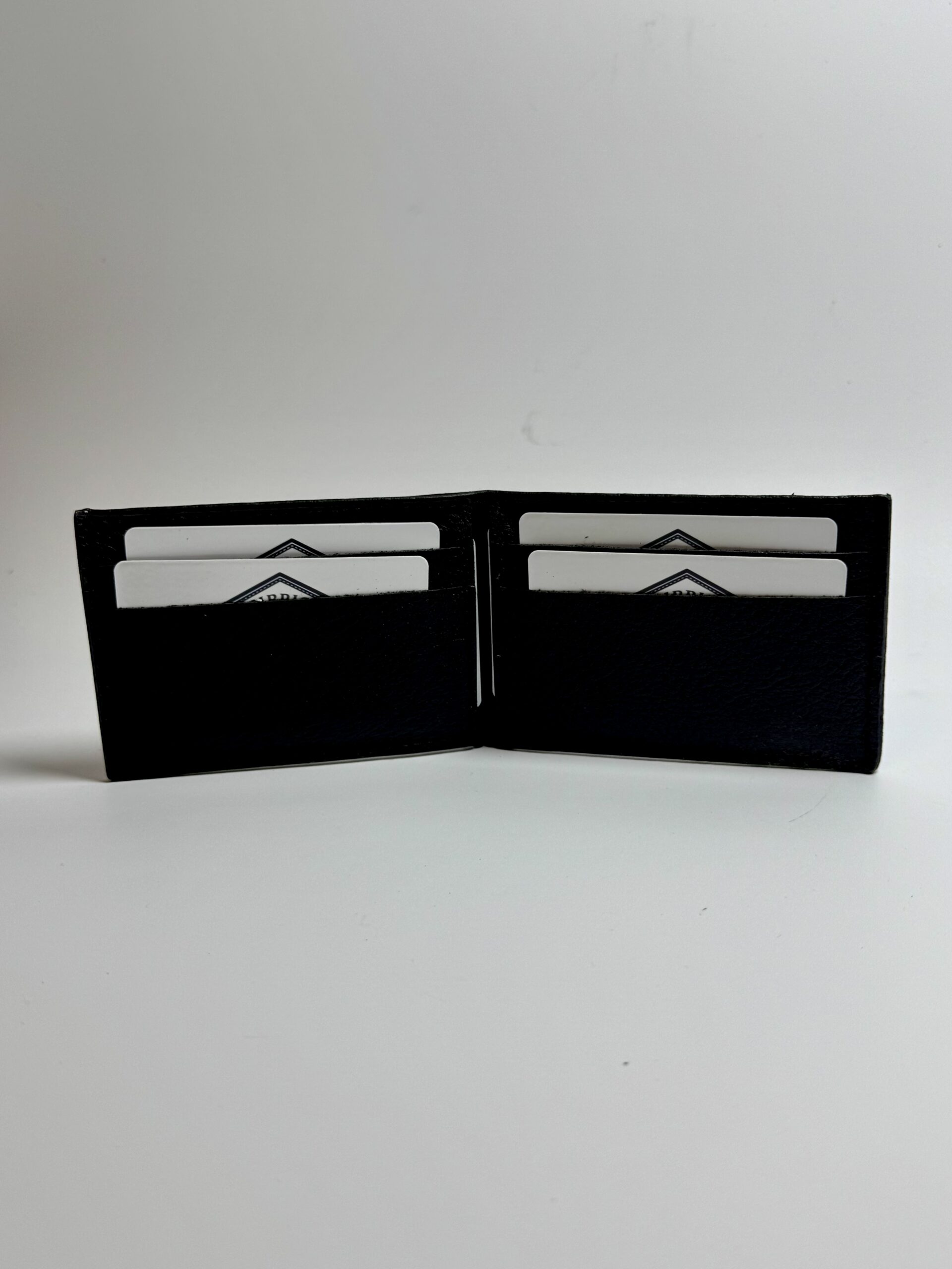 Interior of Small Leather Bifold Wallet