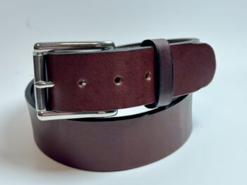 Premium Heavy Brown Leather Gun Belt