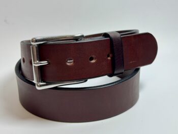 Premium Heavy Brown Leather Gun Belt
