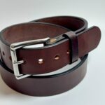 Premium Heavy Brown Leather Gun Belt