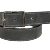 Grey Leather Sports Belt