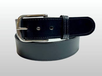 1.75” Wide Referee/Umpire Black Leather Belt