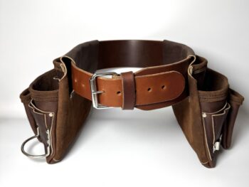 Leather Tool Pouches with Tool Belt