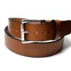 Premium Heavy Light Brown Leather Gun Belt