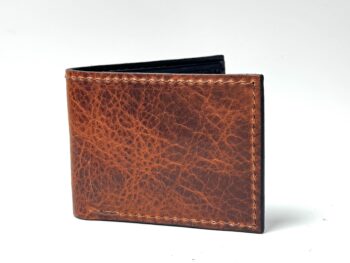 American Bison Leather Bifold Wallet