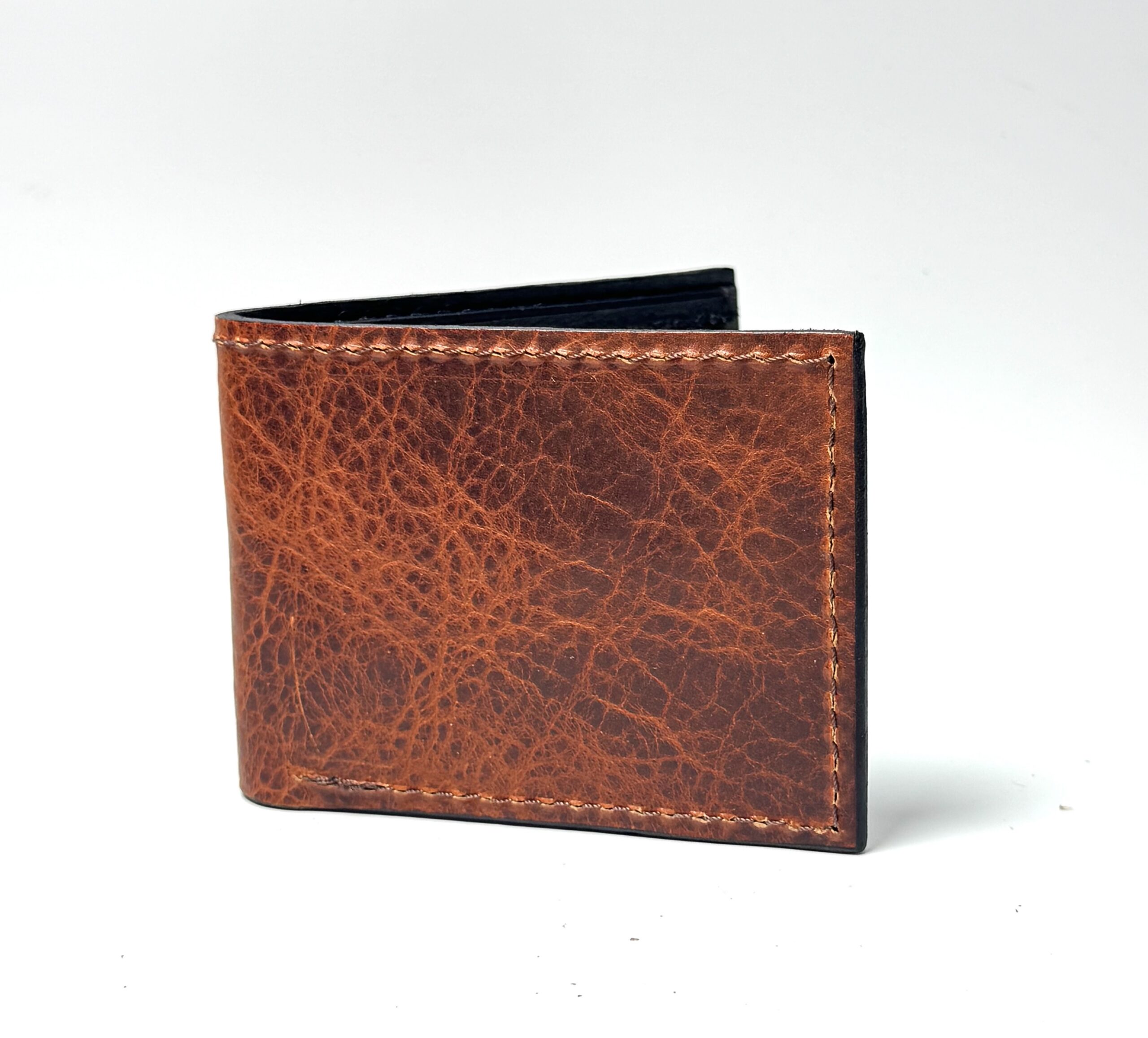 American Bison Leather Bifold Wallet
