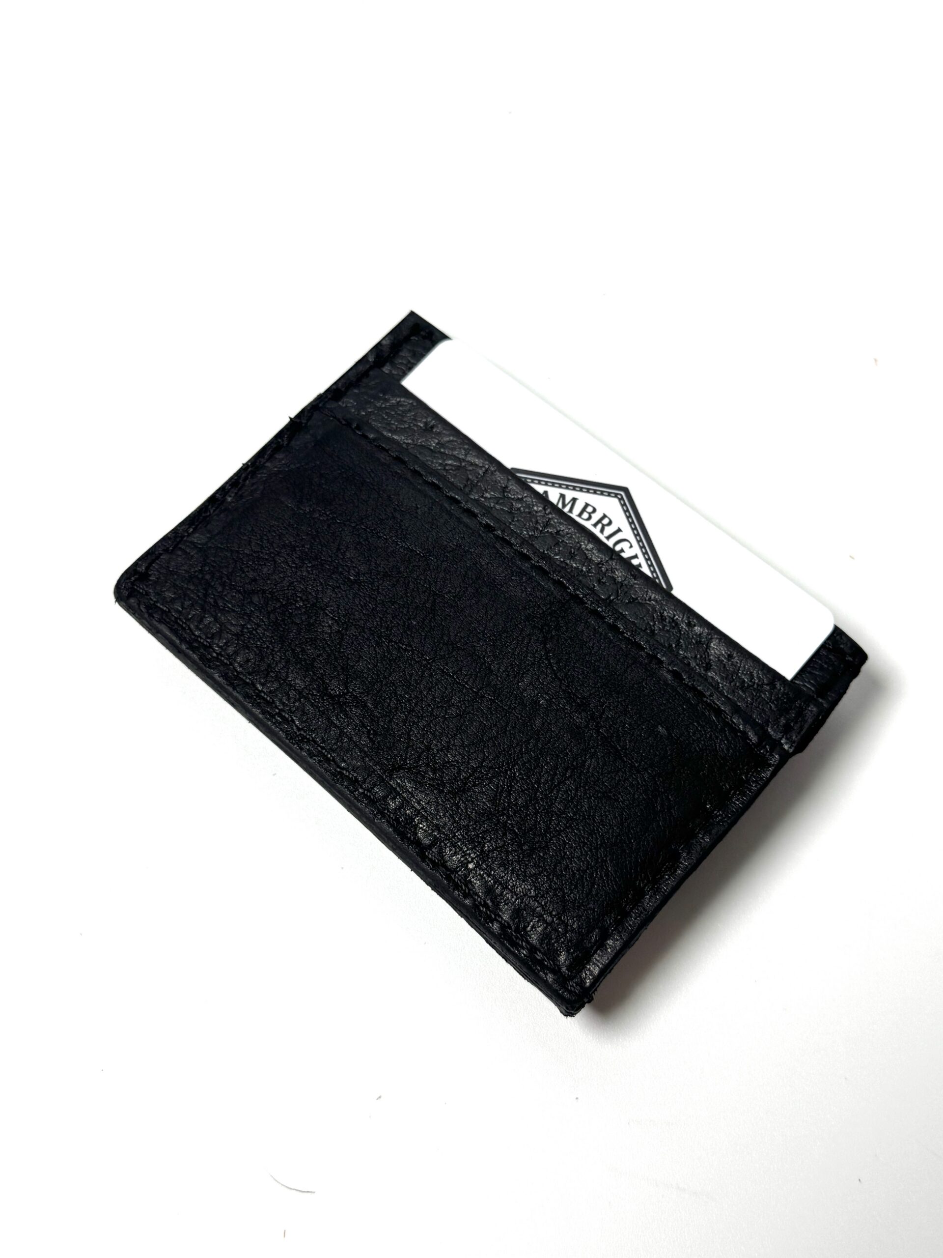 Bison Leather Money Clip Wallet